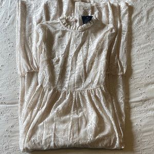 Killstar Hecate Ivory Lace Dress L